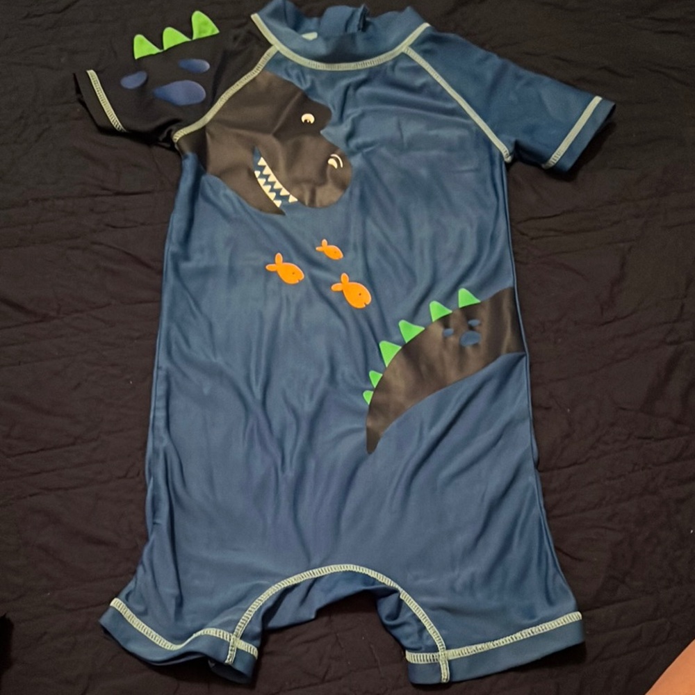 Carter’s Blue Dinosaur Kids' Swimsuit